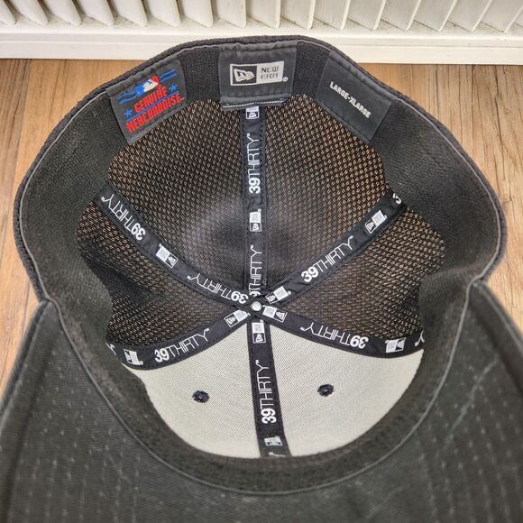 Minnesota Twins New Era 39thirty Sz L/XL Hat Cap Black Gray MLB Baseball Stretch - Picture 9 of 12